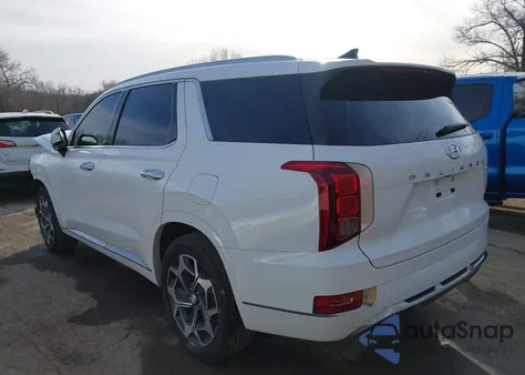 2022 Hyundai Palisade Calligraphy z USA, uszkodzony, nr VIN KM8R7DHE4NU401699